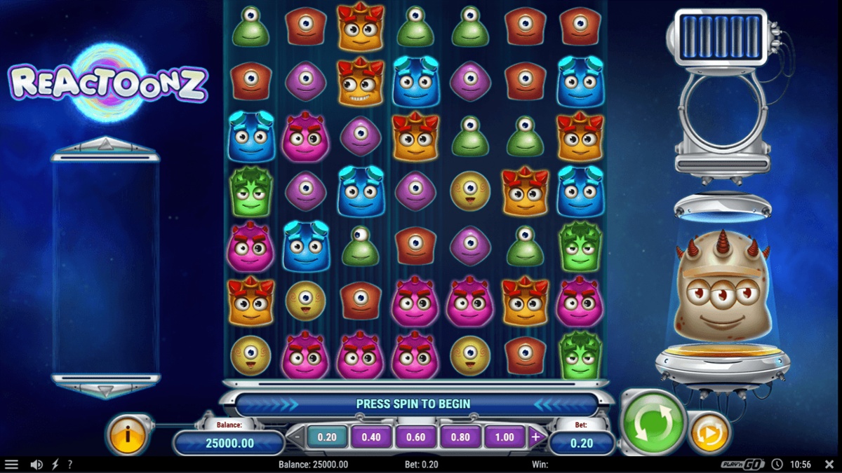 Reactoonz free slot